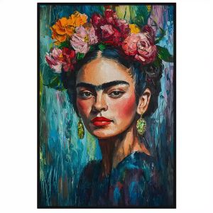 Tranh trừu tượng chân dung cô gái đẹp.Tranh treo tườngdán tường.CGI-1348