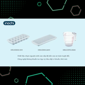 KHAY LÀM ĐÁ INOCHI CHỐNG DÍNH – DỄ LẤY ĐÁ KHÔNG ÁM MÙI TIỆN LỢI CHO MỌI GIAN BẾP