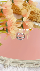 Panlandwoo - Cincin Titanium Wanita Fin