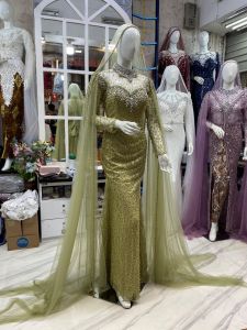Gaun Pengantin Slim Dress Mutiara