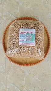 100g bạc hà núi sấy khô sao vàng hạ thổ dạng sợi