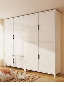 DIBIOU | Easy Assembly Metal Wardrobe