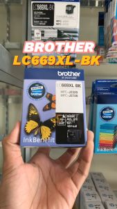 Brother LC-669XL BK ตลับหมึกอิงค์เจ็ท สีดำ ใช้กับปริ้นเตอร์ Brother MFC-J2320/2720 ปริ้นเอกสารได้ 2400 หน้า