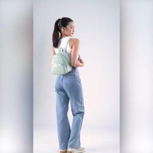 Balo Yuumy (Thời trang nữ tiện lợi cỡ trung - Balo da Seasand YBA66)