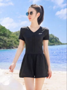 XTEP | Tummy Control Slimming Modest Plus Size One Piece Swimsuit