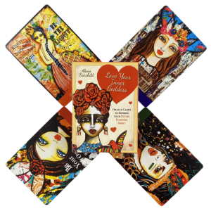 Love Your Inner Goddess Oracle cards 44 deck Tarot English Visions Divination Edition Deck Borad Playing Games