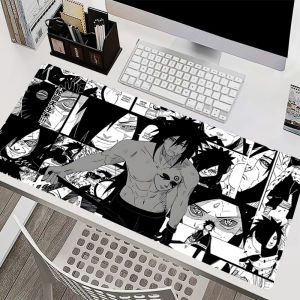 Bandai | Mousepad Laptop Mouse Pad Office Accessories PC Keyboard Pad Rubber Cup Mat Soft Naruto Madara Uchiha Mouse Mat Large Desk Mat