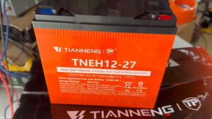 Bộ 6 bình ắc quy TIANNENG 72V-27AH- Ắc quy Thiên Năng 72V 27ah dòng cao cấp nặng cân
