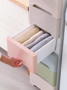 JDEE เพิ่มหนา ตู้ลิ้นชักพลาสติก ลิ้นชักเก็บของ ลิ้นชักเก็บผ้า มี5สี สีสลับมีล้อไม่มีกลิ่น ล็อคได้ เป็นมิตรกับสิ่งแวดล้อม5ชั้น