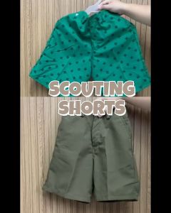 Scouting Shorts | Brown Shorts for Boy Scout | Green Shorts for Girl Scout | BZ Boutique