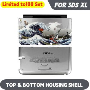DIY Replacement Shell For 3DSXL LL Top Back Cover Game Console For 3DSXL LL Front Back Faceplate Housing Shell Case