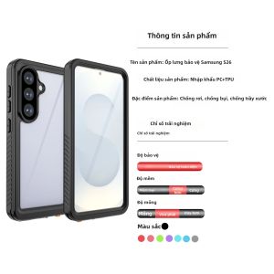 shellbox | Ốp Điện Thoại Chống Nước Chống Sốc IP68 Cho Samsung Galaxy S26 Plus Ultra Chống Bụi Dùng Được Khi Bơi Lặn Tương Thích Với Các Mẫu Có Bảo Vệ Toàn Diện