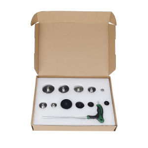 IRIN | Saxophone Tone Hole Grinder Kit 304 Stainless Steel Saxophone Repair Tool with 7 Grinding Heads & 4 Pads for Alto/Tenor/Soprano