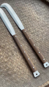 Liềm Hái Củi Chặt Cây Dọn Cành Dọn Vườn Dài 65cm Nặng 900g Thép Trắng Không Gỉ Sét