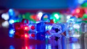 LED Glowing Finger Light Colorful Ring Light Glow Toy National day Birthday Kid Party Toy Laser Light SG 60th decor