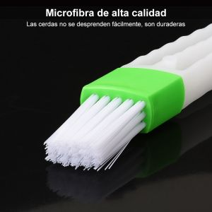 CAR AIRCON BRUSH Air Conditioner Outlet Dust Remover Blinds Window Fan Brush Keyboard Brush CAR CARE