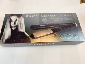 Ionic Hair Straightener and Curler 2in 1 Professional Flat Iron Ceramic Titanium Straightening Curling Iron with LCD Temperature Control Dual Voltage Travel Styling Tools Multifunctional Styler