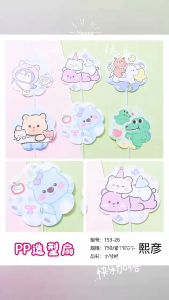 KIPAS TANGAN PLASTIK KIPAS LIPAT CARTOON CUTE WANGI MOTIF BABYTHREE KUROMI MELODI CHINAMOROL DLL