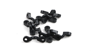 10Pcs M5 Boat Pad Eye Strap Ceiling Hook Kayak Eye Plate Pad Eye Strap Untuk Dek Perahu / Kayak Deck Loops