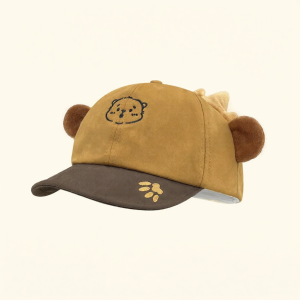 Cute Cartoon Beaver Reversible Embroidered Sun Visor Cap