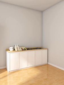 Trolley Cart 4 Tier Moving Rack Kitchen Storage Shelf Bathroom Organizer Bath Storage Rack Handl