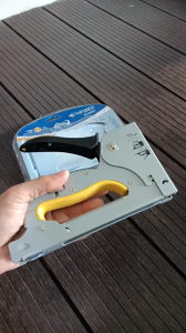 Alat Staples Tembak Jok Kulit Motor / Stapler Gun / Hekter Tembak / Hekter Gun Tacker / Stapler Kayu / Guntacker TS 414R Kangaro