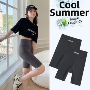 Icy Silk Five-Point Shorts for Summer Lightweight Exercise Cycling Shorts