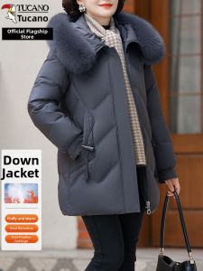 TUCANO | Fashion Reviving Winter Long Down Jacket For Elderly Women