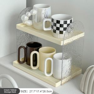 YA JIA LI JIA | Acrylic Cup Organizer Double Layer
