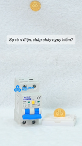 (MPE) Cầu dao bảo vệ dòng rò và quá tải MPE 16A 20A 25A 32A 40A 63A - 30mA 6kA RCBO2 2 cực