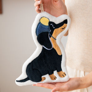 Khăn Lau Tay Dày Bằng Vải Nhung San Hô Dễ Thương Thấm Hút Siêu Mạnh Treo Trong Nhà Bếp Phòng Tắm Khăn Giấy Vệ Sinh