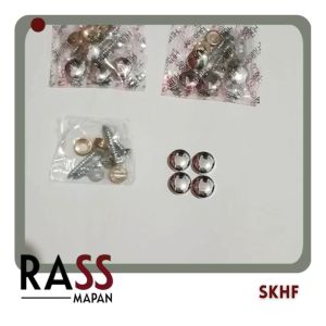 Skrup Kayu & Skrup Kaca Chrome 12 14 16 mm