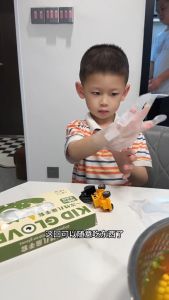 Disposable Children Gloves Food Grade TPE Plastic Gloves