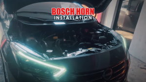 Bosch Europa Silver 12V Dual Tone Supertone Loud Disc Horn Set Pair 300Hz 375Hz Universal