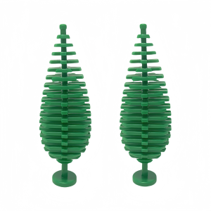Large Pine Trees 2PCS Building Blocks Set DIY Toys Architectural Landscape Accessories Plants Forest Scenes Decoration Blocks