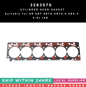 Cylinder Head Gasket 3283570 COMPATIBLE CUMMINS 3921394 3283335 3283570 3282805 3908997 3915730 3917357 3917358 3918305 Chrysler:  5012 110AA 4429057 4720996 [PRE-ORDER LAMANG!!! DAPAT MAG-INQUIRE MUNA BAGO UMORDER LOCAL SUPPLIER WARRANTY]