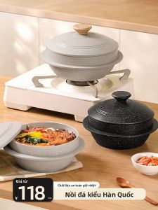 XIANGYOUYOU | Non-stick Mica Rock Pot Rice Cooking Pot Clay Pot for Family and Restaurant Use