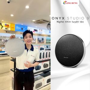 Loa Bluetooth Harman Kardon Onyx Studio 9 HKOS9 - Hàng chính hãng - Công nghệ Bluetooth v5.3 giúp kết nối nhanh chóng tính hiệu ổn định Công suất mạnh mẽ 50W Công nghệ Sound Field tự động nhận diện và hiệu chỉnh âm thanh