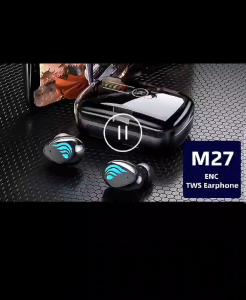 Earphone M27 High Quality Headphone Stereo TWS Wireless Earphone Touch Control In-ear Noise Reduction Bass Earbuds