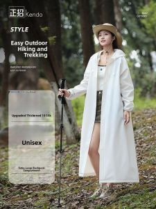 MONLEYTA | Disposable Thickened Long Raincoat Full Body Waterproof Outdoor Travel Portable Adult Childrens Rain Poncho For Hiking Camping Travel