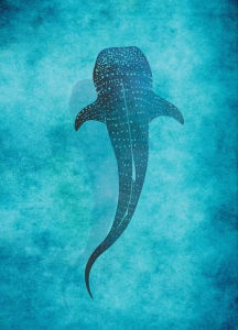 1000PCS Jigsaw Puzzle Blue Watercolor Ocean Whale Shark And Manta Rays Sea Beach For Adults Room Home Decor Family Fun Gift
