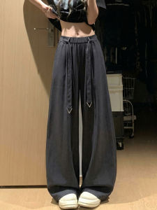 YIFANSHI | Quần Culottes Phối Rộng Thoáng Dây Cao Co Giãn