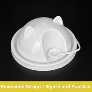 DIHUANTUO | Cute Cartoon Disposable Tea Cup With Heat-resistant and Leakproof Ball Cap