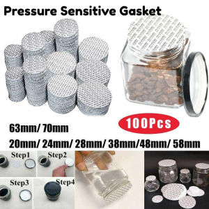 100X Sealing Sticker Pressure Sensitive Pad Press Seal Cap Liner for Cosmetics Bottle 20-70mm
