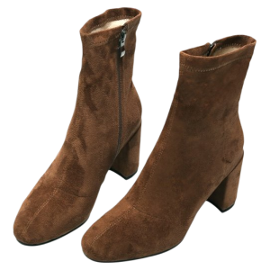 Heel Height Increase French Style Short Boot Heels Winter Warm