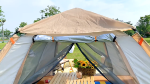 Tent for Camping Double Layer 4-8 Persons Large Automatic Tent Windproof Rainproof Easy To Carry