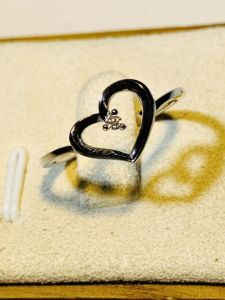 Elegant Love Heart Embedded Super Shiny 3 Carat Engagement Ring Pure Silver Diamond Ring for Women Engraved Pt950 Wedding Ring