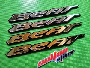 EMBLEM MOTOR HONDA BEAT AKRILIK TIMBUL GLOSSY