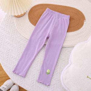 Quần Dài Mùa Xuân Cho Bé Gái Họa Tiết Hoa Hướng Dương Quần Dài Ngoài Trời Cho Trẻ Sơ Sinh Và Trẻ Em Quần Dài Mùa Thu