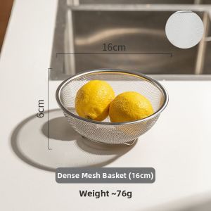 Mini Stainless Steel Fruit and Vegetable Draining Basket